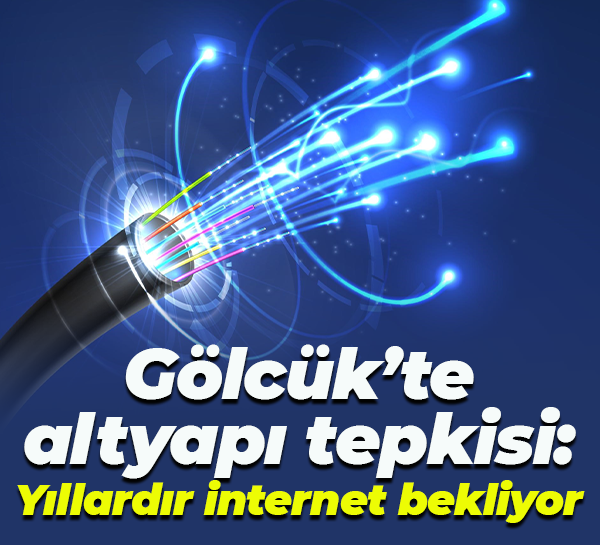 Gölcük’te altyapı tepkisi: Yıllardır internet bekliyor