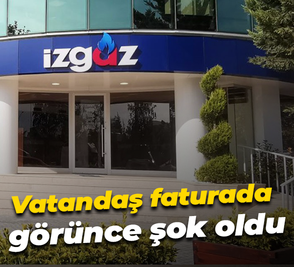 Vatandaş faturada görünce şok oldu