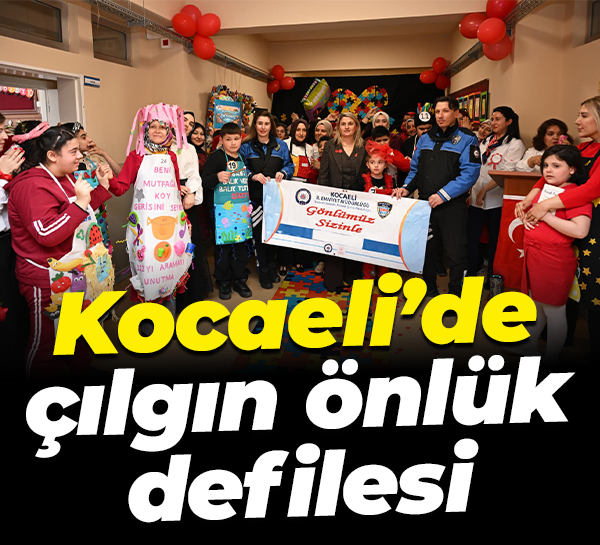 Kocaeli’de çılgın önlük defilesi