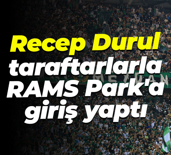 Kocaelispor Başkanı Recep Durul, taraftarlarla RAMS Park'a giriş yaptı