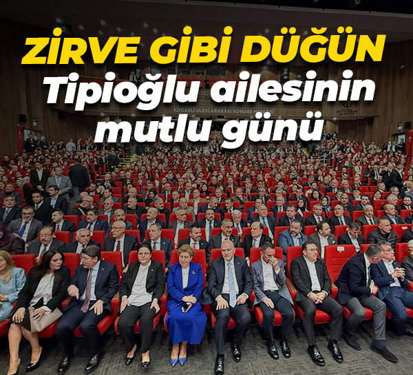 Veysel Tipioğlu kızını evlendirdi! Nikaha protokol akın etti