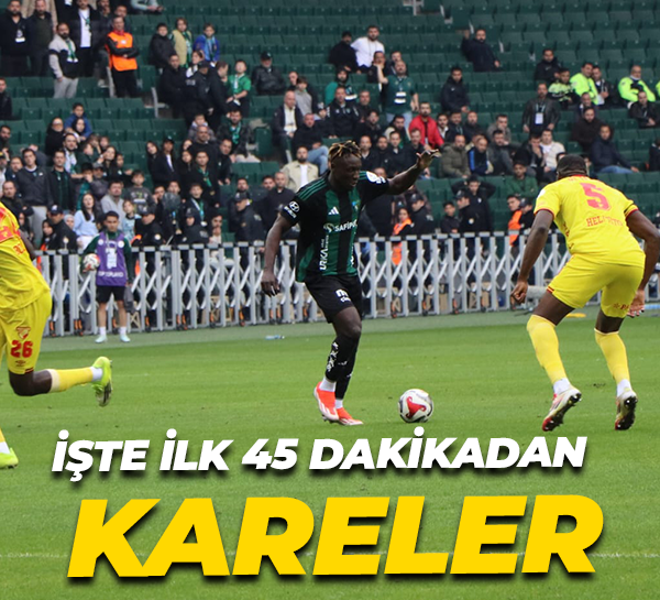 Kocaelispor Göztepe maçından kareler