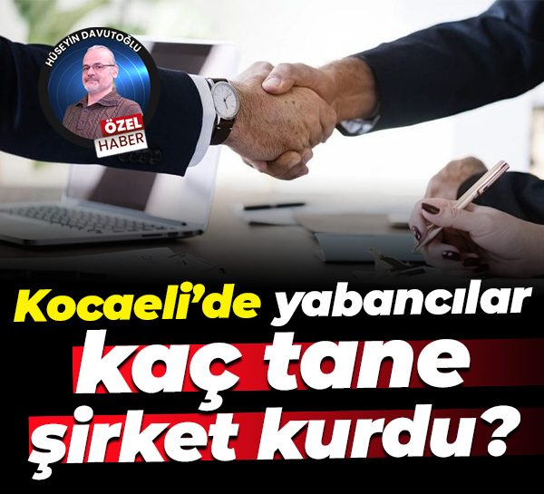 Kocaeli’de yabancılar kaç tane şirket kurdu?