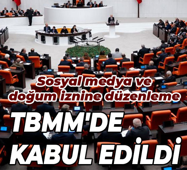TBMM'de kabul edildi: Doğum izni uzatıldı, 15 yaş altına sosyal medya düzenlemesi geldi