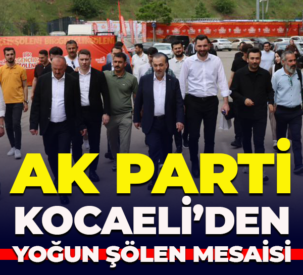AK Parti Kocaeli’den yoğun şölen mesaisi