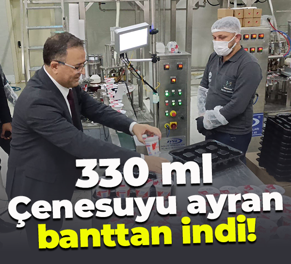 330 ml Çenesuyu ayran banttan indi!