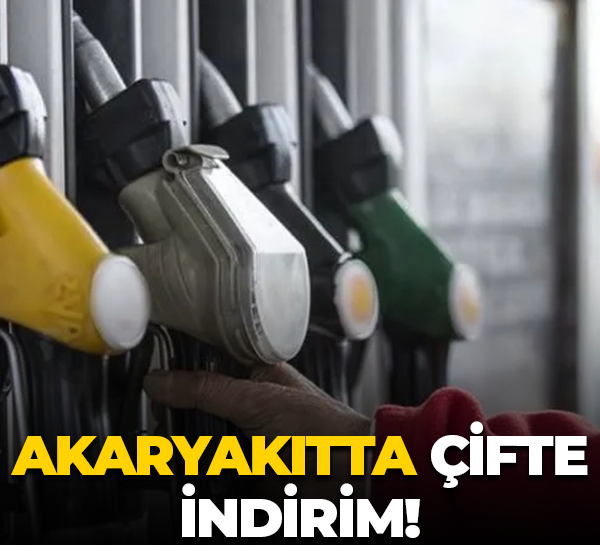 Akaryakıtta çifte indirim beklentisi!