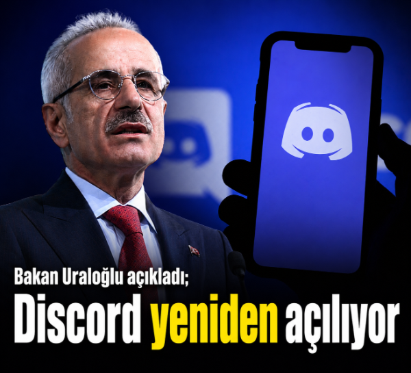 Bakan Uraloğlu açıkladı; Discord yeniden açılıyor