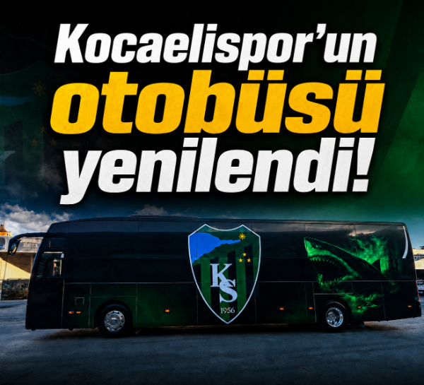 Kocaelispor’un otobüsü yenilendi!
