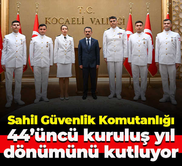 Sahil Güvenlik Komutanlığı 44’üncü kuruluş yıl dönümünü kutluyor