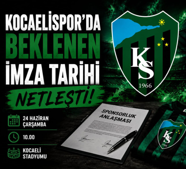 Kocaelispor’da beklenen imza tarihi netleşti