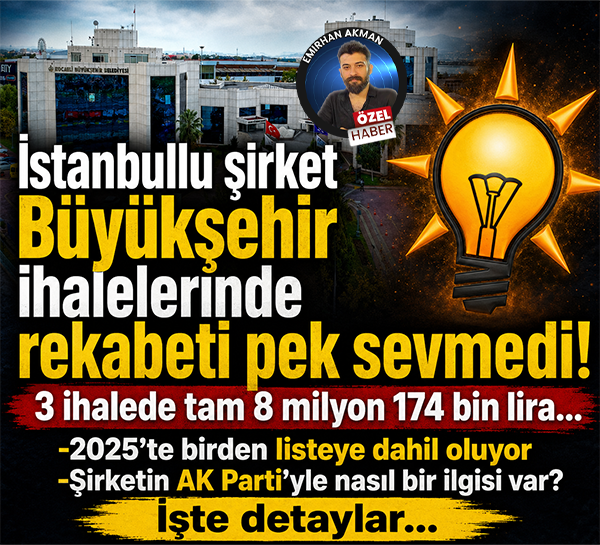 İstanbullu şirket Kocaeli Büyükşehir ihalelerinde rekabeti pek sevmiyor! 3 ihale tam 8 milyon 174 bin lira…