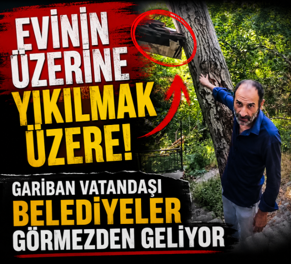 Evinin üzerine yıkılmak üzere! Gariban vatandaşı belediyeler görmezden geliyor