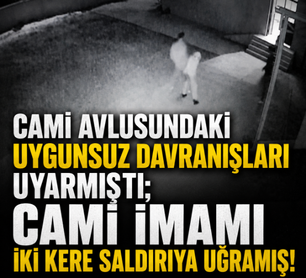 Cami avlusundaki uygunsuz davranışları uyarmıştı; Cami imamı iki kere saldırıya uğramış!