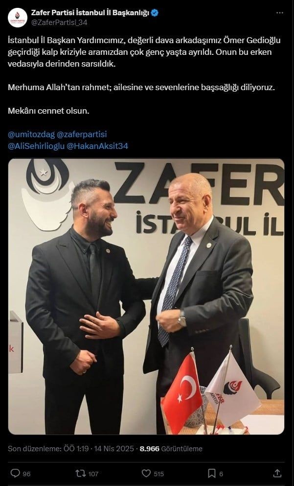 Zafer Partisi'ni sarsan ölüm... Genç yaşta kalbine yenik düştü - Resim: 3