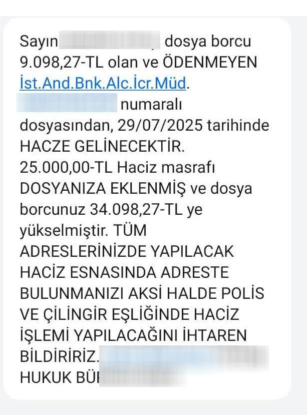 Hukuk bürosu hakkında onlarca şikayet; Borçluyu bıraktı, aile bireylerini taciz ediyor! - Resim : 1