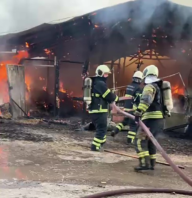 Elektrik kontağından çıkan yangın korkuttu... Kısa sürede küle döndü! - Resim : 2