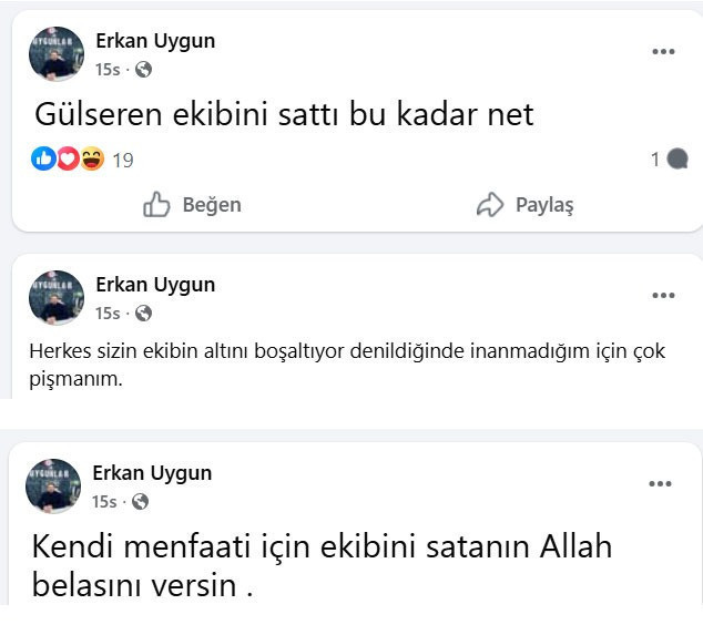 Kongre sonrası Erkan Uygun ateş püskürdü: Gülseren ekibini sattı - Resim : 1