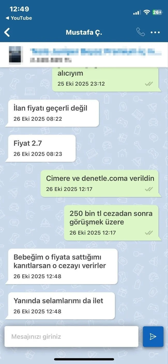 “Selamlarımı da ilet” demişti... Bakanlık selamı aldı, üstüne birde 279 bin lira ceza kesti! - Resim : 1