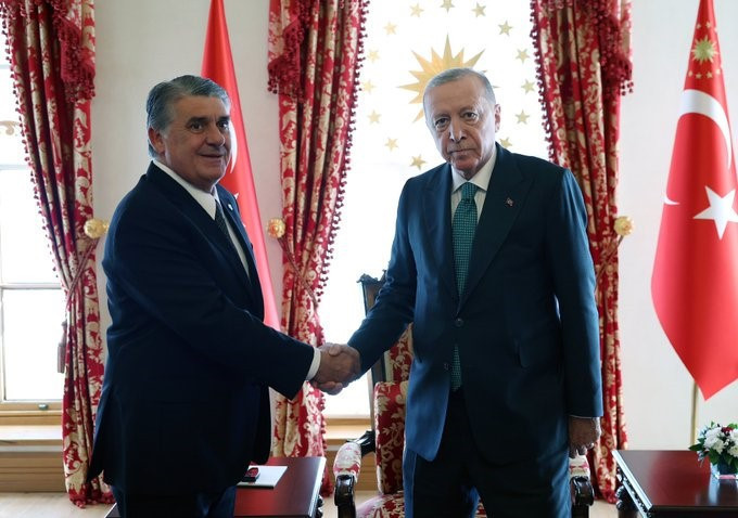 Cumhurbaşkanı Erdoğan, 4 spor kulübü başkanını kabul etti - Resim : 3