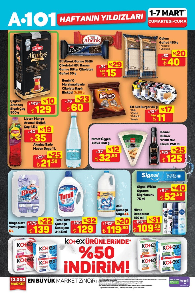 A101 1-8 MART HAFTANIN YILDIZLARI 2025 | A101 Katalog Bu Hafta Sonu Yüzde 50 İndirim Var - Resim : 4