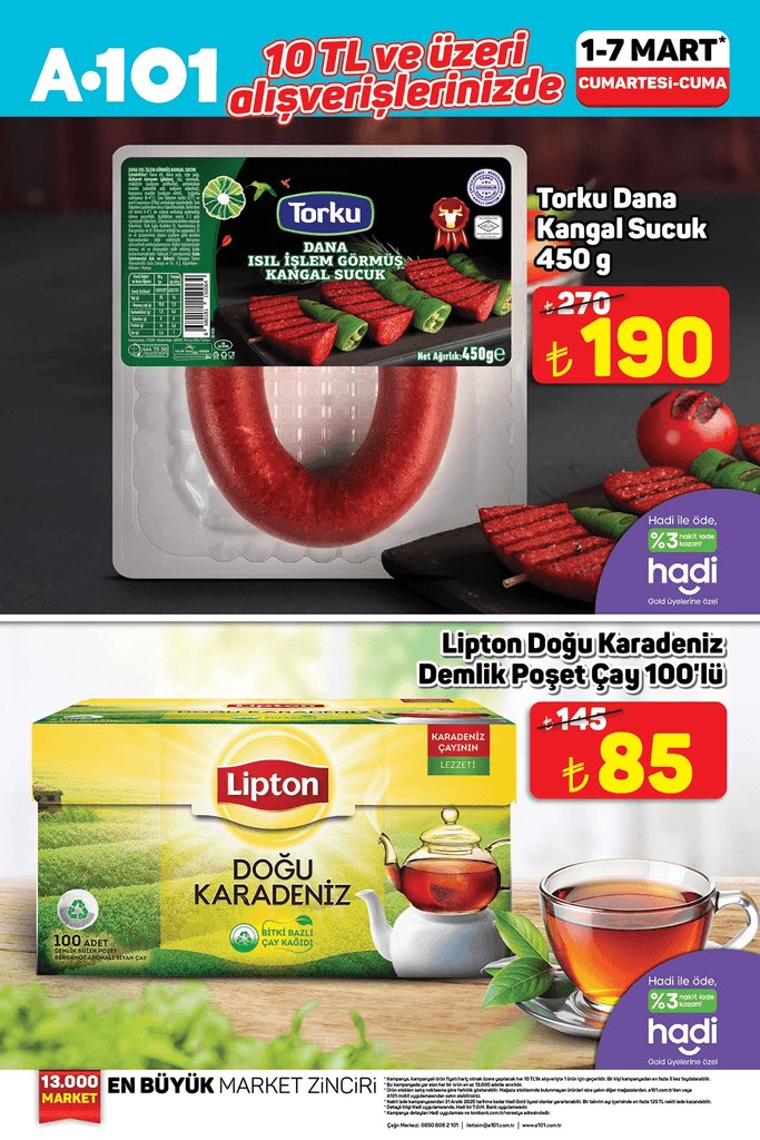 A101 1-8 MART HAFTANIN YILDIZLARI 2025 | A101 Katalog Bu Hafta Sonu Yüzde 50 İndirim Var - Resim : 1