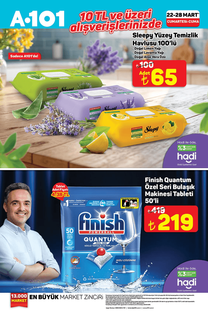 A101 22-28 MART HAFTA SONU İNDİRİMİ BAŞLADI! A101'de Haftanın Yıldızları Zeytinyağı, Sıvı Deterjan.. - Resim : 5
