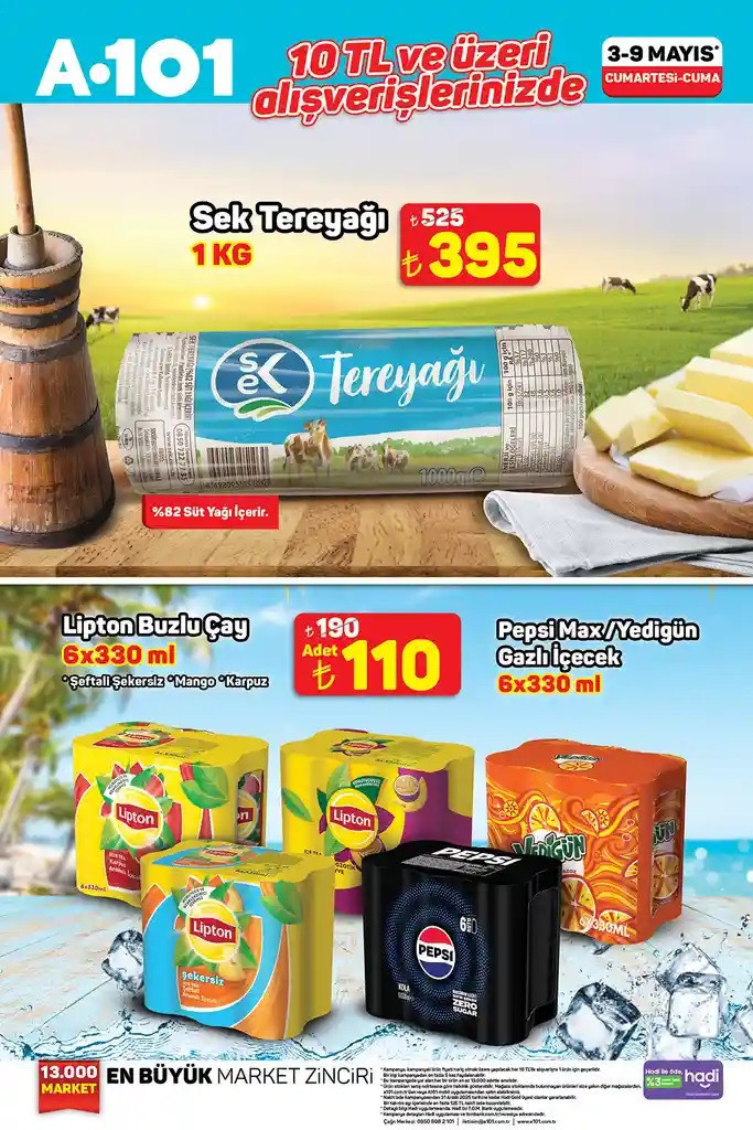 A101 Haftanın Yıldızları 3-9 Mayıs 2025 Ayçiçek Yağı, Deterjan, Tereyağı Fiyatları Değişti - Resim : 2