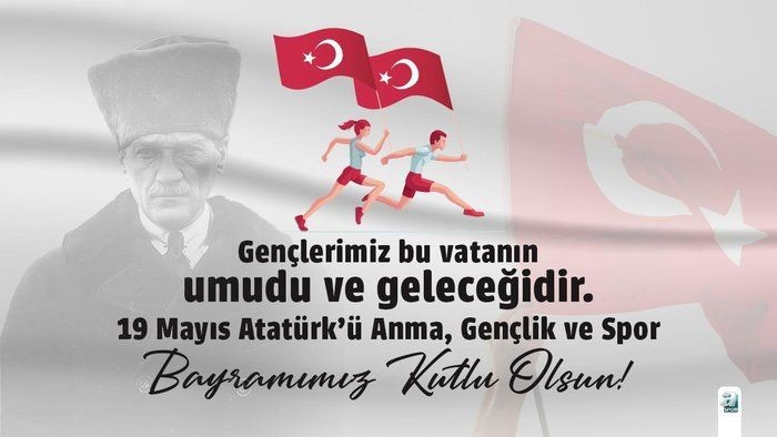 19 Mayıs Kutlama Mesajları 2025 | Bayraklı, Atatürklü 19 Mayıs Spor Bayramı Kutlama Sözleri - Resim: 1