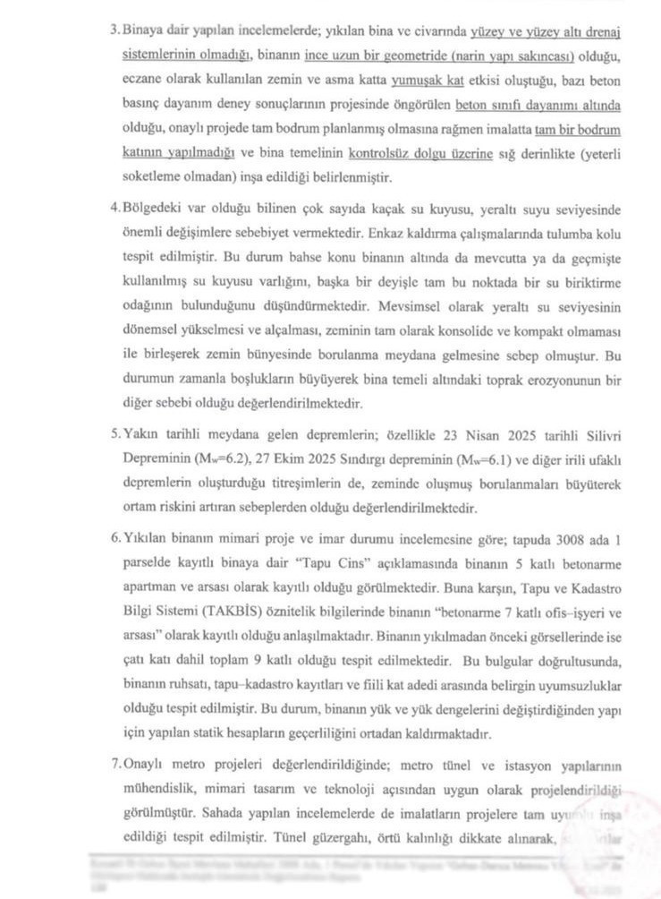 Gebze'de çöken bina ile ilgili yeni rapor ortaya çıktı! - Resim : 3