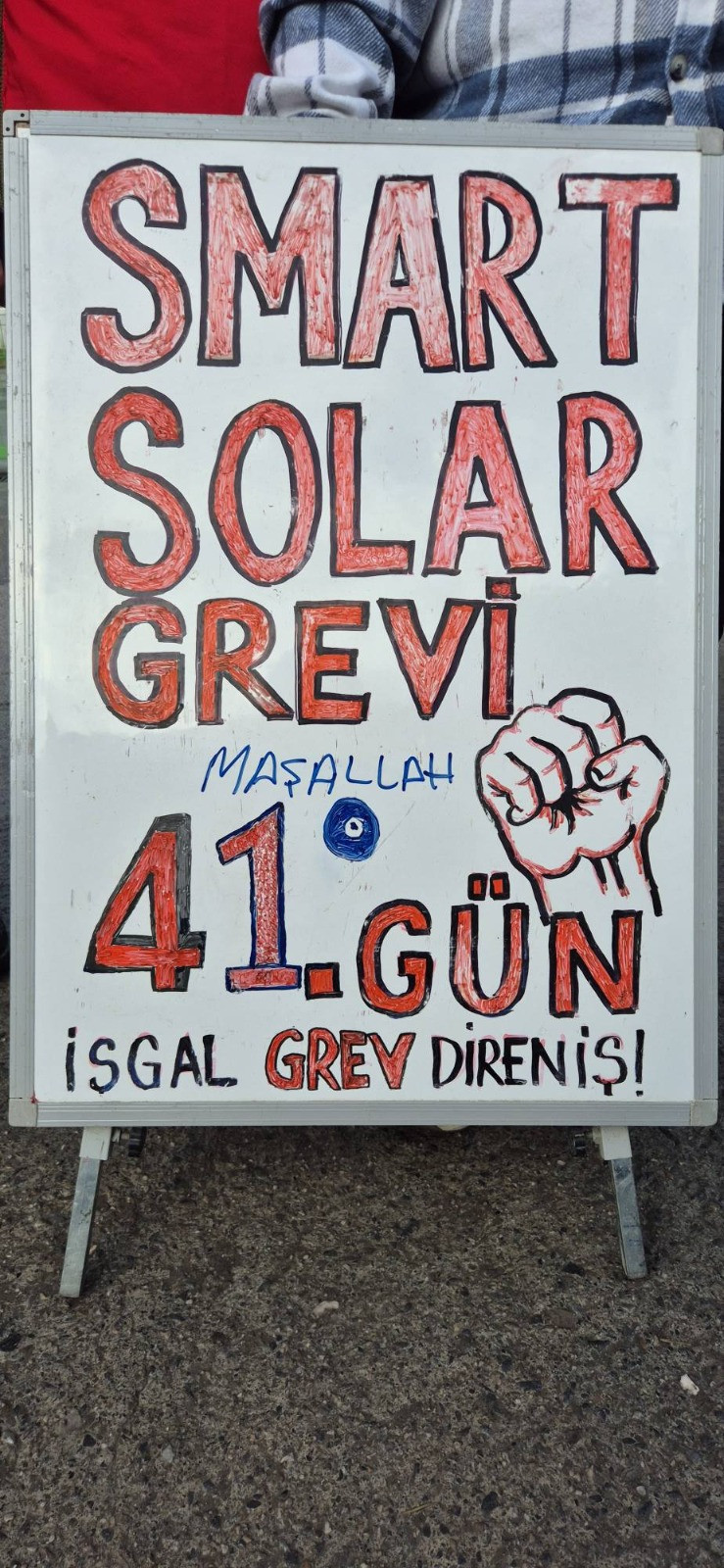 Smart Solar’da grev 41’inci gününde! İşçiler: Haklıyız kazanacağız - Resim : 1