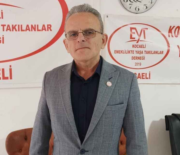 Emekli ve Emekçiler Derneği Kocaeli Başkanı Hakan Çağlayan