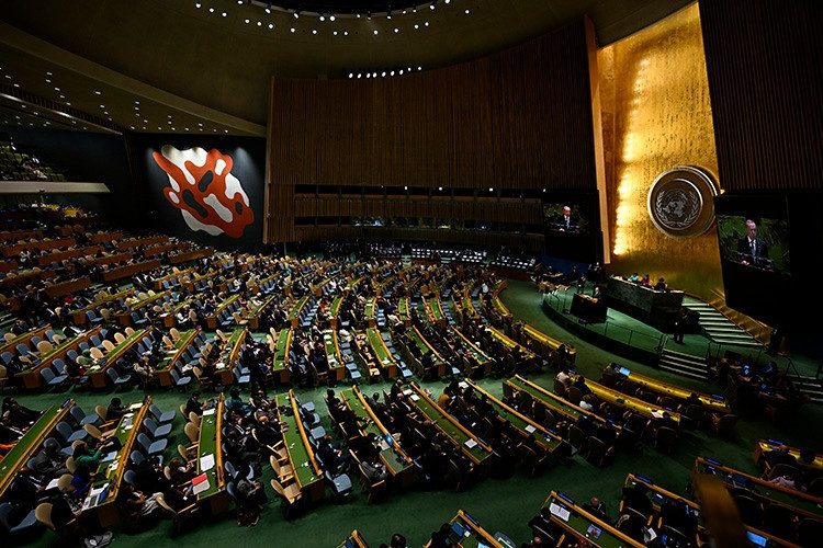 Cumhurbaşkanı Erdoğan BM’de o fotoğrafı gösterdi; “Hangi vicdan buna sessiz kalabilir?” - Resim : 5