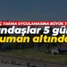 Ağaç yakma uygulamasına büyük tepki… Vatandaşlar 5 gündür duman altında!