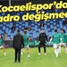 Kocaelispor’da kadro değişmedi