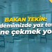 Bakan Yusuf Tekin: Gündemimizde yaz tatilini öne çekmek yok
