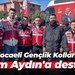 CHP Kocaeli Gençlik Kolları'ndan Cem Aydın'a destek