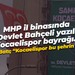 MHP il binasında Devlet Bahçeli yazılı Kocaelispor bayrağı… "Kocaelispor bu şehrin kalbidir"