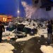 Yıldırım düşen hurdalıkta yangın çıktı!