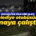Kocaeli'de film gibi olay: Belediye otobüsünü çalmaya çalıştılar!