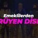 Emeklilerden yürüyen disko!