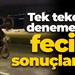 Tek teker denemesi feci sonuçlandı!