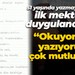 51 yaşında yazmayı öğrendi, ilk mektubu duygulandırdı… “Okuyorum, yazıyorum, çok mutluyum”
