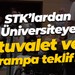 STK’lardan Üniversiteye tuvalet ve rampa teklifi