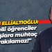Adem Ellialtıoğlu: "Engelli öğrenciler bağışlara muhtaç bırakılamaz!"
