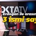 Erdoğan ile arasını açan 3 ismi saydı!