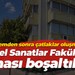 Depremden sonra çatlaklar oluşmuştu… Güzel Sanatlar Fakültesi binası boşaltıldı!