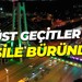 Kocaeli'de üst geçitler yeşil oldu