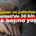 Yaşlılar da yalnızlaşıyor… Kocaeli’de 30 bin yaşlı tek başına yaşıyor