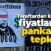Taraftardan kombine fiyatlarına pankartlı tepki!